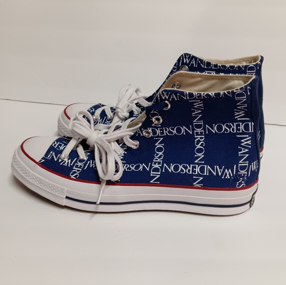 NEW JW Anderson xConverse  Collab Blu Logo Chuck 70 Grid Pack Unisex M's10/W's12 - Picture 5 of 14
